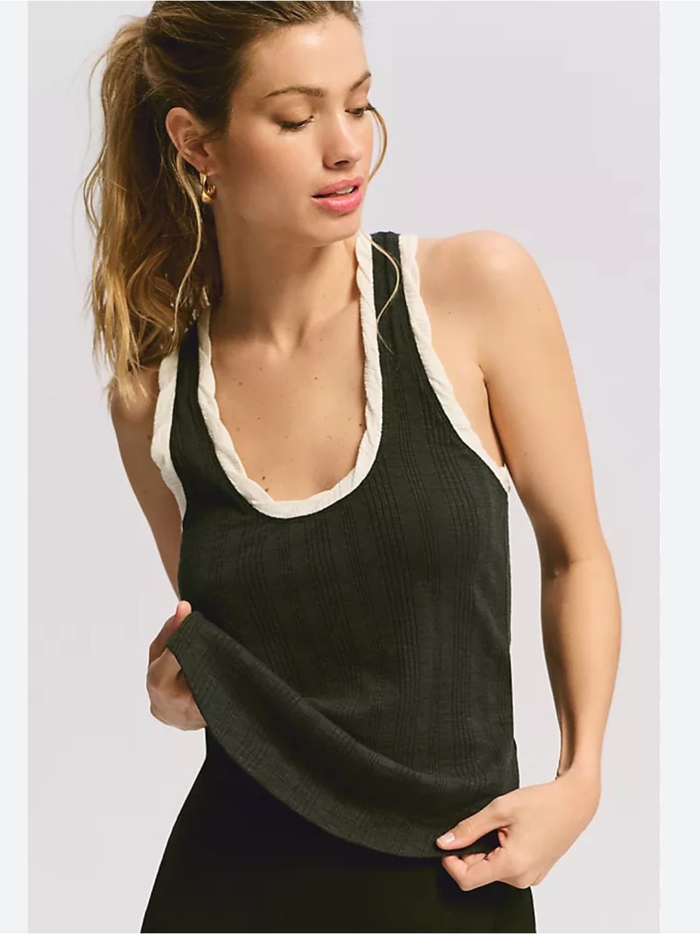 NWT Anthropologie pilcro racerback tank